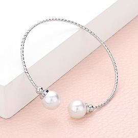 Pearl Tip Cuff Bracelet