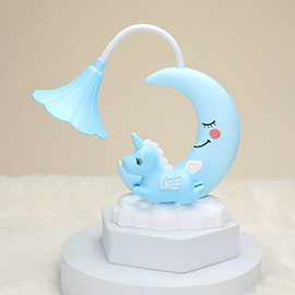 Unicorn Crescent LED Light Little Table Lamp