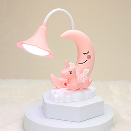 Unicorn Crescent LED Light Little Table Lamp