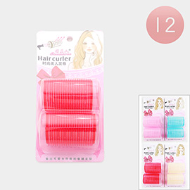 12 Set of 2 - Self Grip Hair Rollers