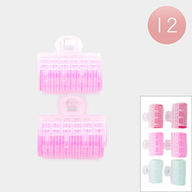 12 Set of 2 - Self Grip Hair Rollers