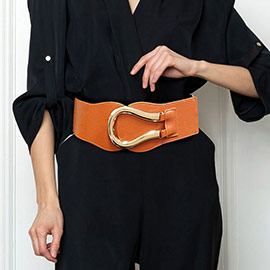 Metal Buckle Elastic Belt
