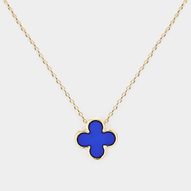 Quatrefoil Pendant Necklace