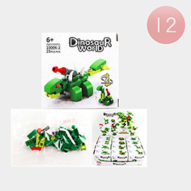 12PCS - Kids Assorted Dinosaur World Lego Building Block Toys