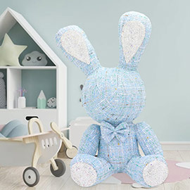 Bling Tweed Rabbit Plush Doll