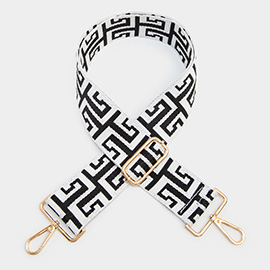 Greek Patterned Bag Strap