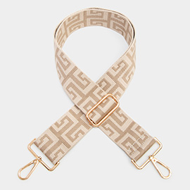 Greek Patterned Bag Strap