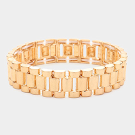 Metal Watch Band Stretch Bracelet