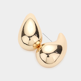 Metal Teardrop Earrings