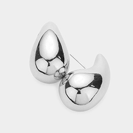 Metal Teardrop Earrings