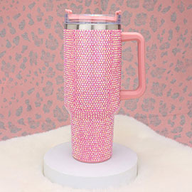 Bling Studded 40oz Stainless Steel Tumbler