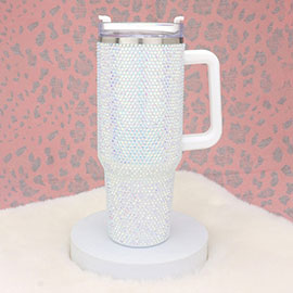 Bling Studded 40oz Stainless Steel Tumbler