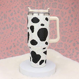 Bling Studded 40oz Stainless Steel Tumbler