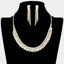 Rhinestone Paved Necklace