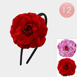 12PCS - Rose Pointed Headband