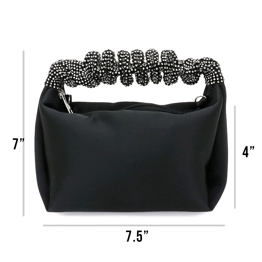 Bling Top Handle Evening Bag / Crossbody Bag