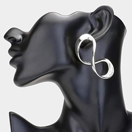 Metal Infinity Earrings