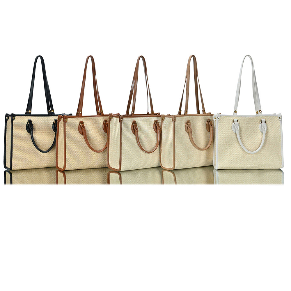 Rachel Zoe Raffia Top Handle Crossbody Bag