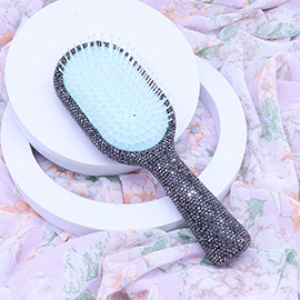 Bling Rhinestone Pave Hair Brush