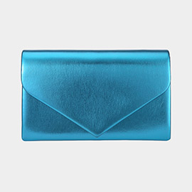 Metallic Envelope Evening Clutch Bag / Crossbody Bag