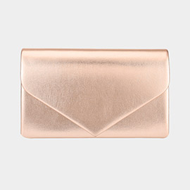 Metallic Envelope Evening Clutch Bag / Crossbody Bag