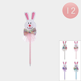 12PCS - Bunny Doll Ball Pens