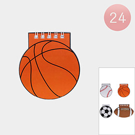 24PCS - Sports Ball Notebooks