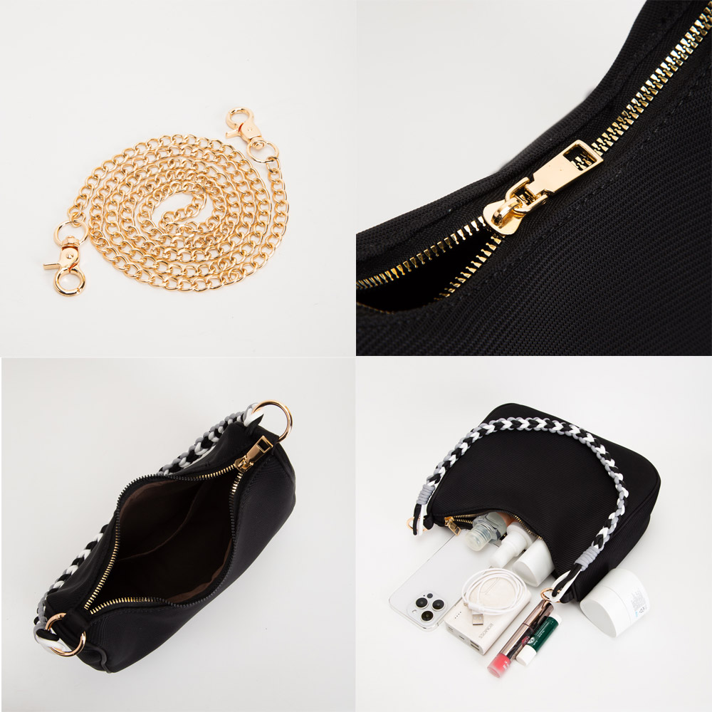 Fabric Hobo Bag / Crossbody Bag