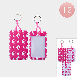 12PCS - Barbie Pink Printed Luggage Tags