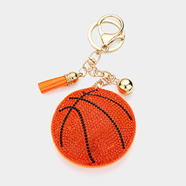 Bling Basketball Keychain