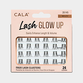 24PCS - Lash Glow Up: Faux Wispy Lash Cluster
