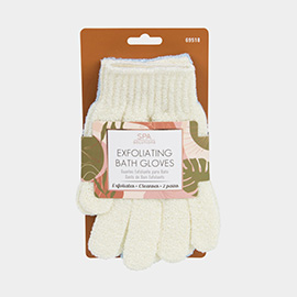 2PAIRS - Exfoliating Bath Gloves