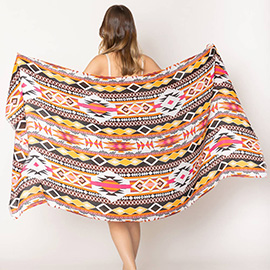 Aztec Print Scarf