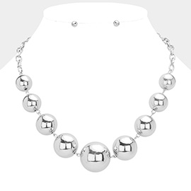 Metal Ball Necklace