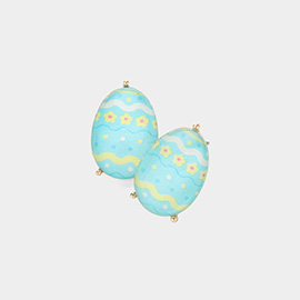 Easter Egg Epoxy Earrings