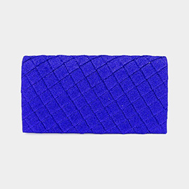 Quilted Sparkly Clutch Bag / Crossbody Bag