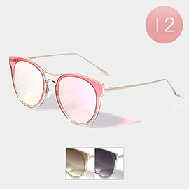 12PCS - Cat Eye Frame Sunglasses