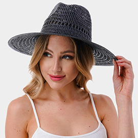 Woven Straw Panama Hat