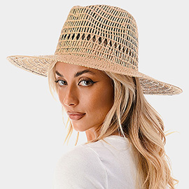 Woven Straw Panama Hat