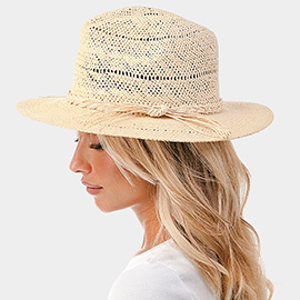Woven Straw Panama Hat