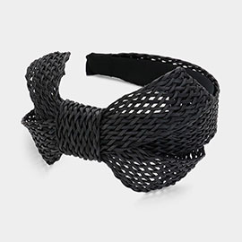 Mesh Bow Knot Headband