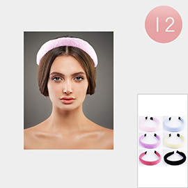 12PCS - Tie Dye Headbands