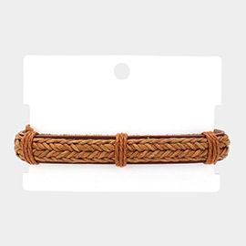 Unisex Bohemian Wax Rope Braided Adjustable Bracelet