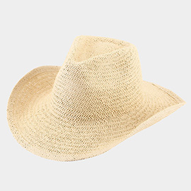 Weave Panama Cowboy Straw Hat