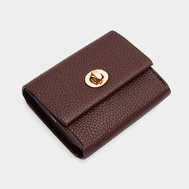 Faux Leather Card Holder Wallet