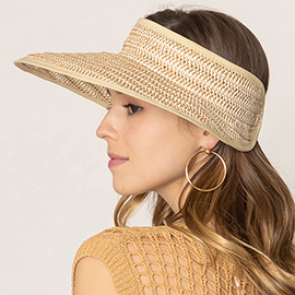 Two Tone Sun Visor Hat