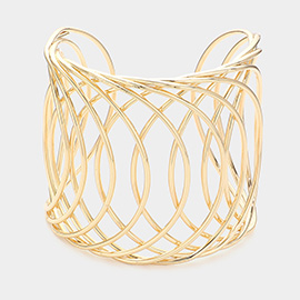 Metal Wire Cuff Bracelet