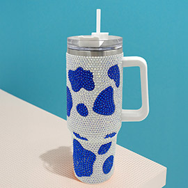 Bling Studded 40oz Stainless Steel Tumbler