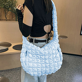 Quilted Puffer Shoulder / Crossbody Bag Cloud Bag