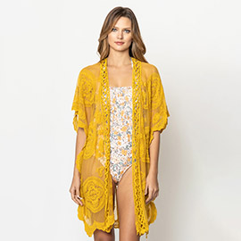 Lace Kimono Poncho